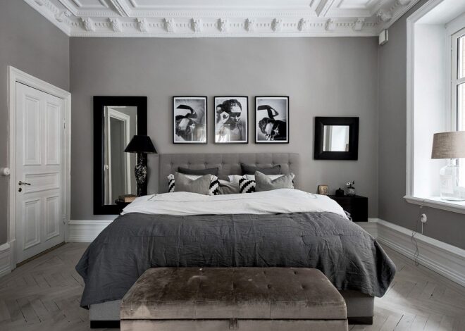 Black And Grey Bedroom Decorating Ideas