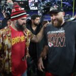 The Roar of Victory: Comparing Jason Kelce address and Travis Kelce, Epic Celebrations