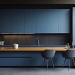 Transform Your Space: The Allure of Dark Blue Kitchen Walls