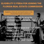 Who can join the Florida Real Estate Commission?