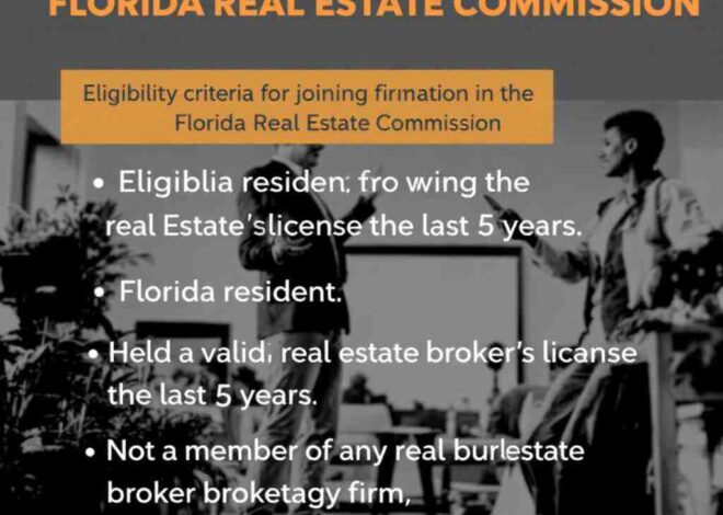 Who can join the Florida Real Estate Commission?