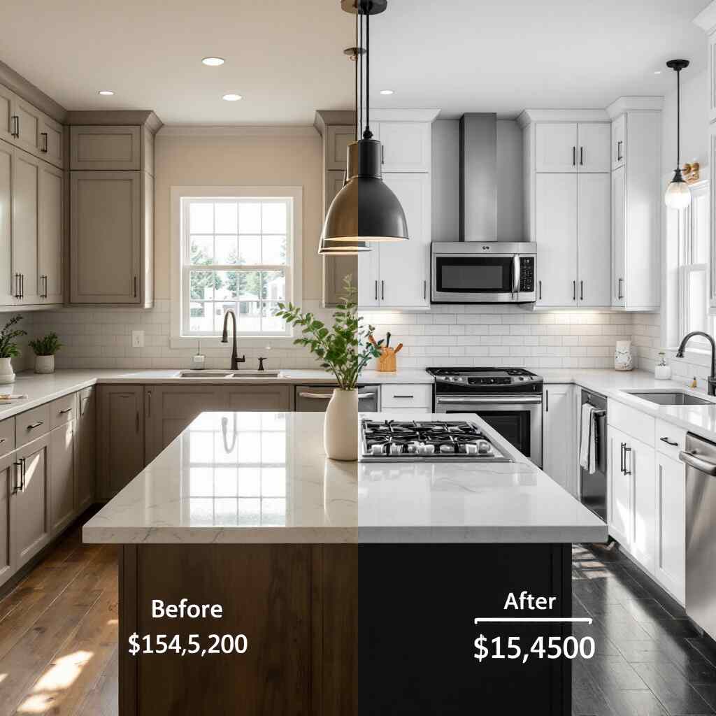 Facelifting a kitchen costs how much?