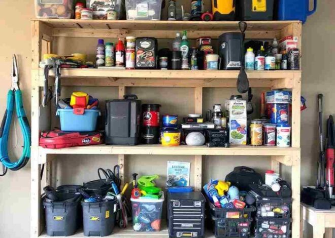 How to Maximize Your Garage Space With DIY Garage Shelves