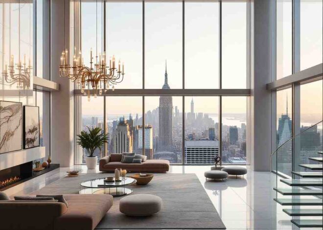 In New York, how big are penthouses?