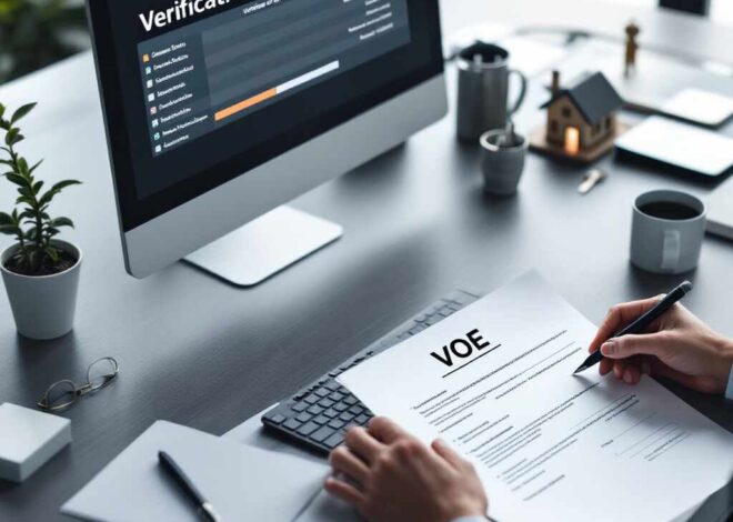 In real estate, what is VOE?