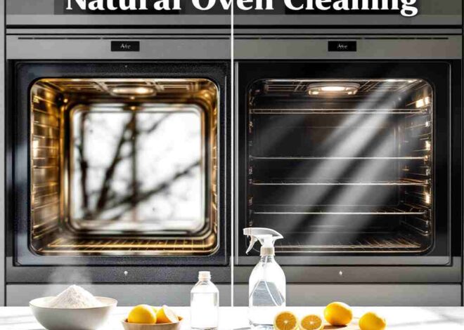 Is there a chemical-free way to clean your oven quickly?