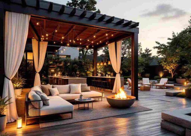 Outdoor entertainment areas: how to set them up?