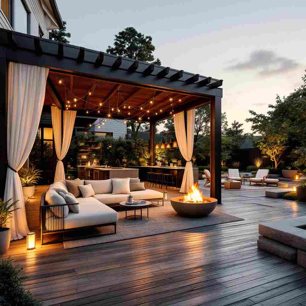 Outdoor entertainment areas: how to set them up?