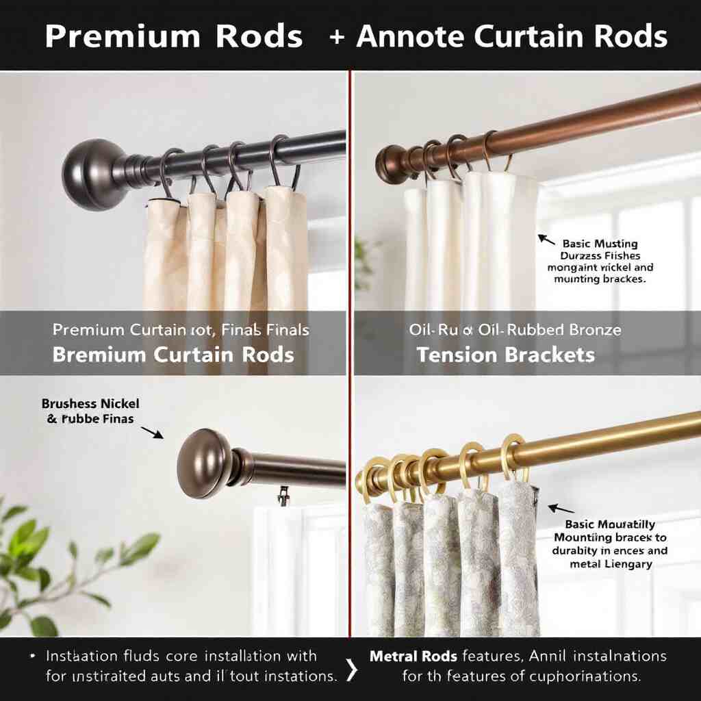 curtain track vs rod