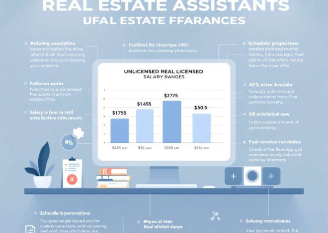 Unlicensed real estate assistant salaries