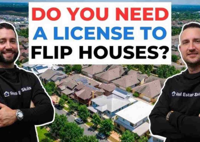 How do you flip houses without a license?