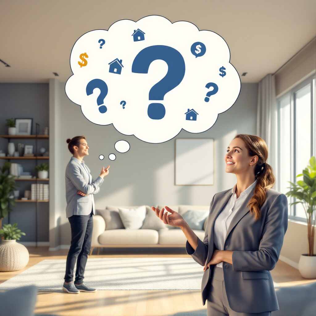 Which question does a real estate agent get asked most often?