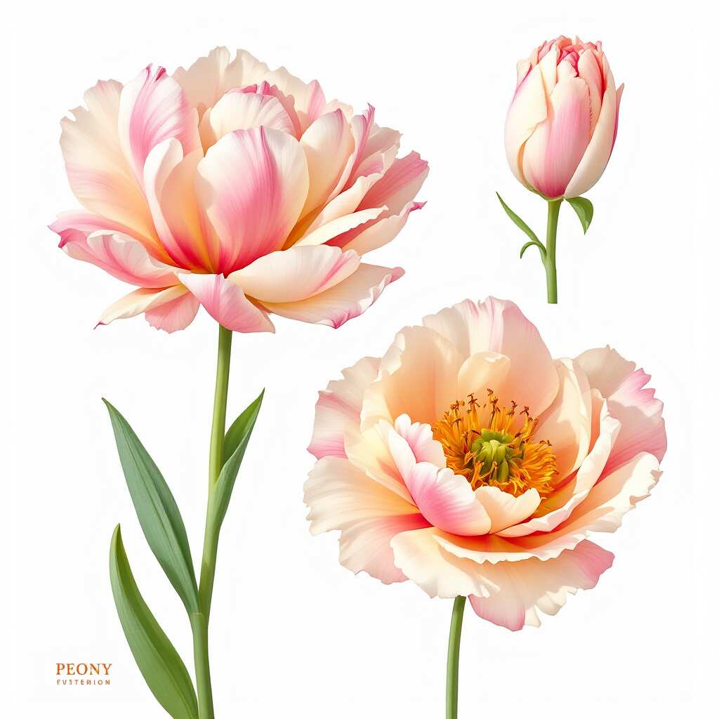 peony tulips