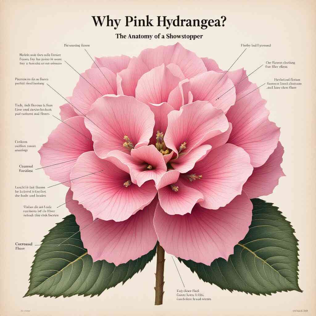 pink hydrangea