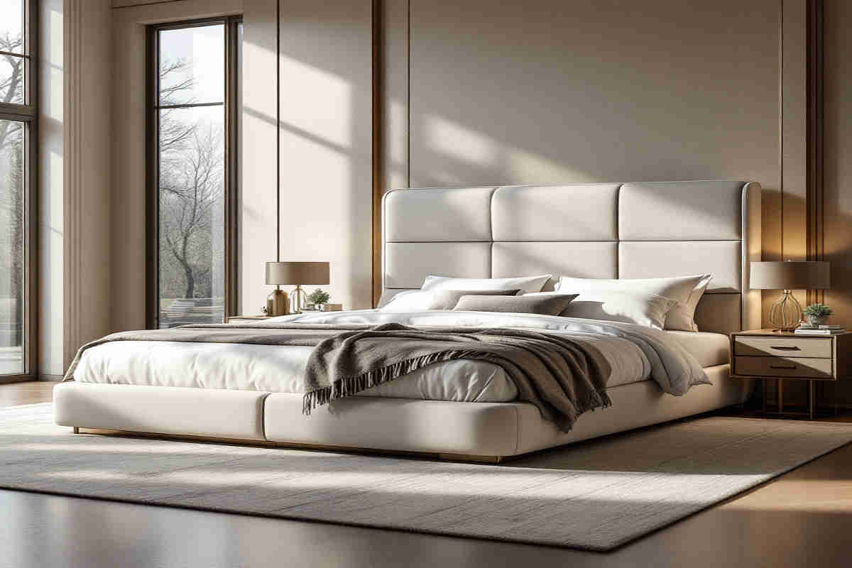 king size bed frame with headboard