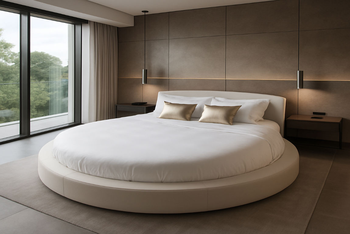 round bed