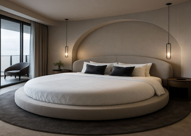 What makes round beds a trending choice in modern bedroom design