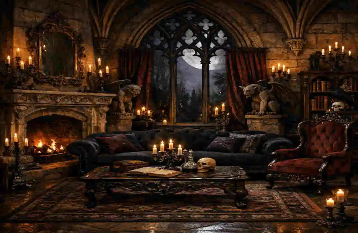 Gothic Living Room Ideas for Houses