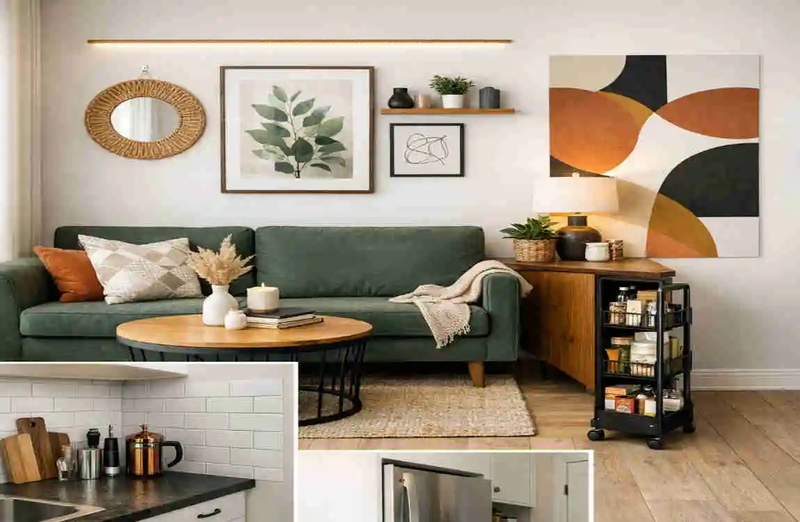 how to decorate a rented house