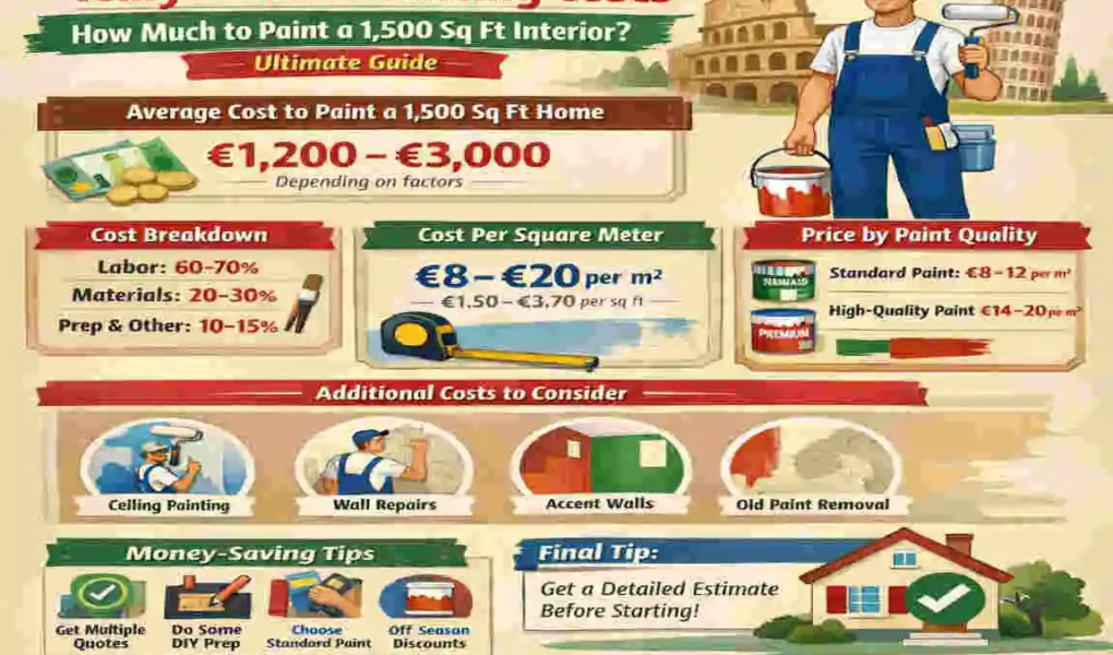 Italy House Painting Costs: