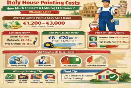 Italy House Painting Costs: