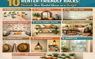 how to decorate a rented house