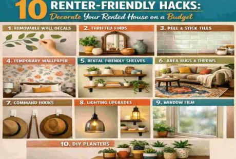 how to decorate a rented house