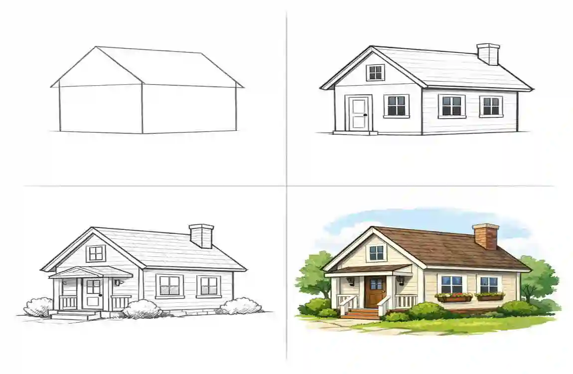 House Drawing Guide
