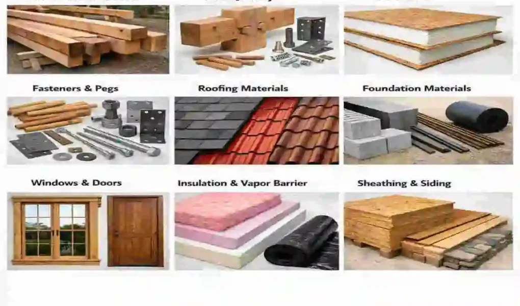 how to build timber frame house