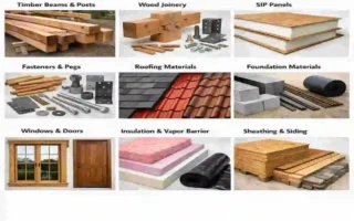 how to build timber frame house