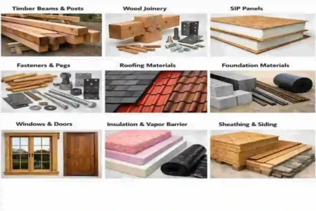 how to build timber frame house