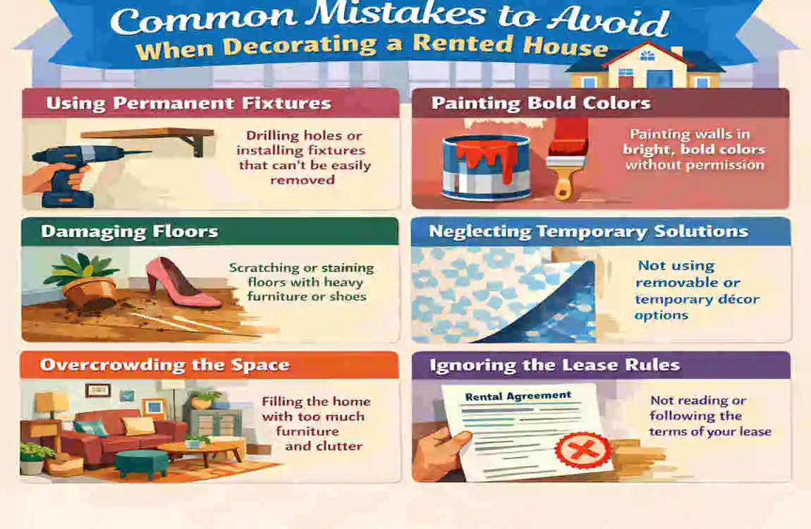 how to decorate a rented house