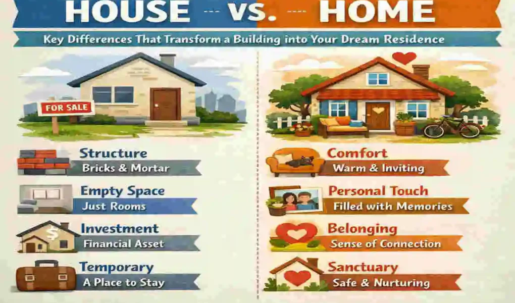 House vs. Home: Key Differences