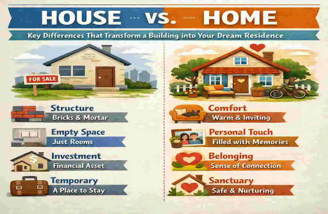 House vs. Home: Key Differences That Transform a Building into Your ...