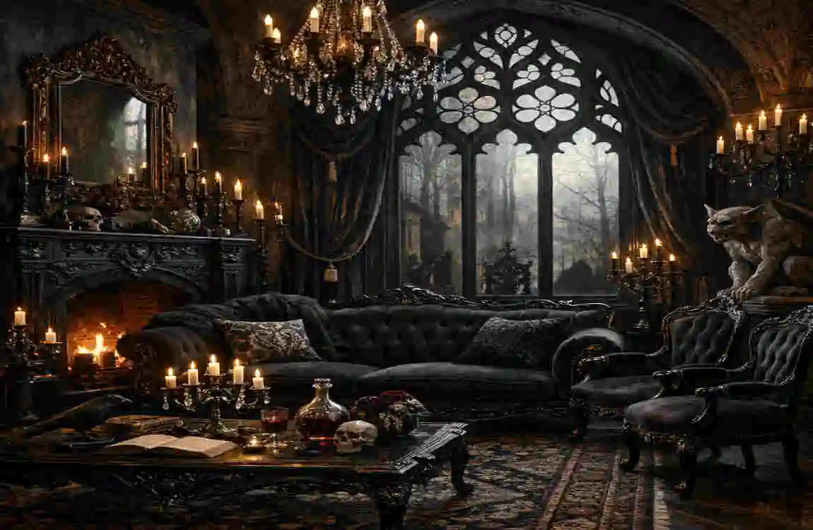 Gothic Living Room Ideas for Houses