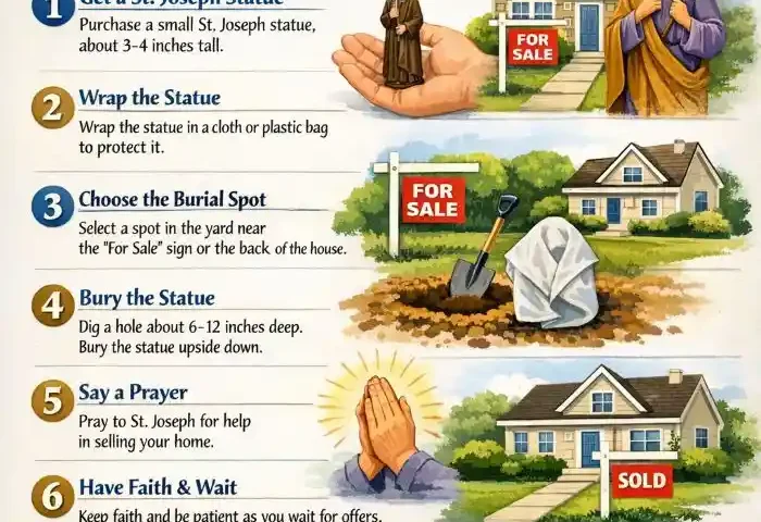 how to bury st joseph to sell a house