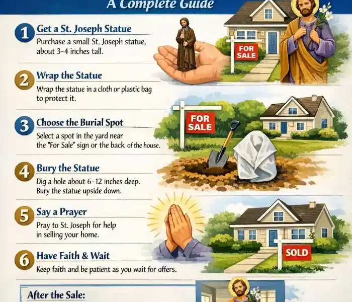 how to bury st joseph to sell a house