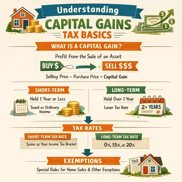 taxes on selling a house