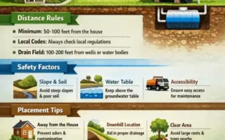 How Far Can a Septic Tank Be From the House? Distance Rules, Safety Factors, and Placement Tips