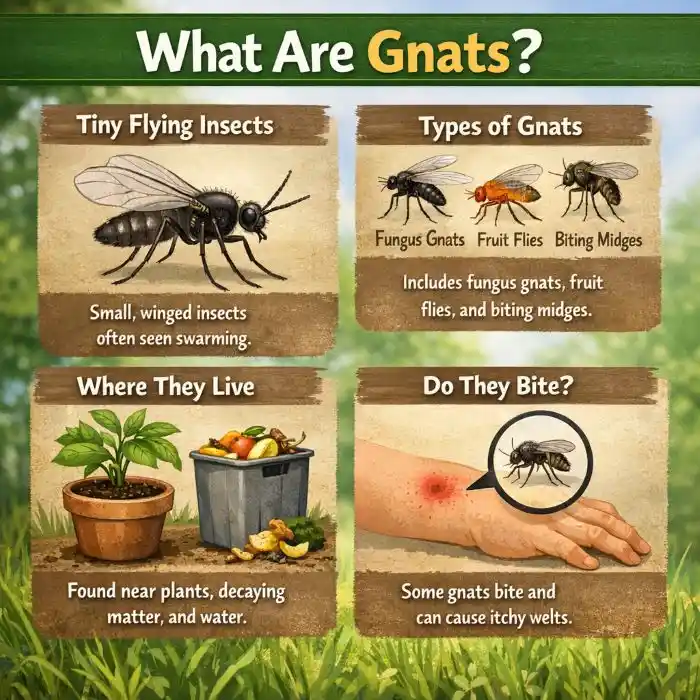 how to get rid of gnats in house