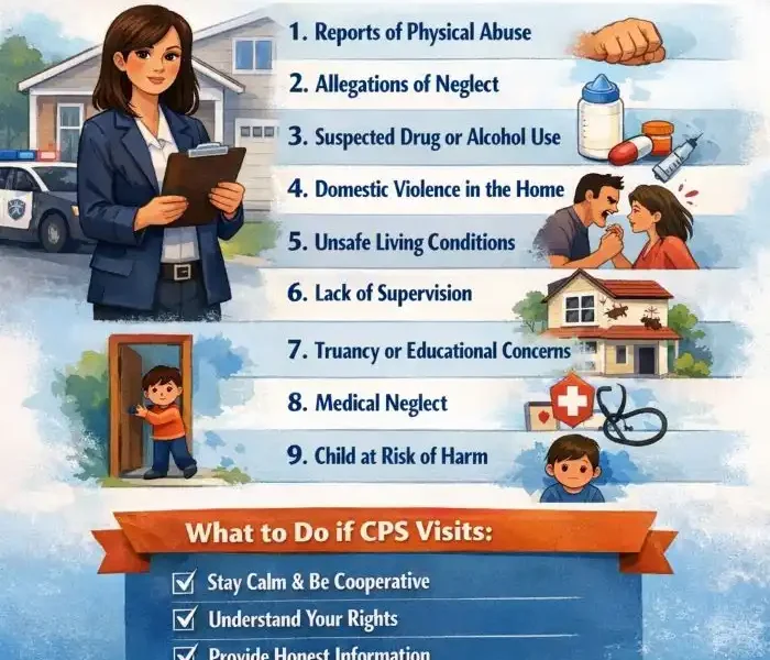 why does cps come to your house