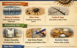 why do i suddenly have centipedes in my house