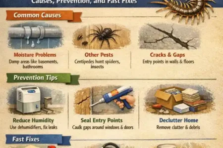 why do i suddenly have centipedes in my house