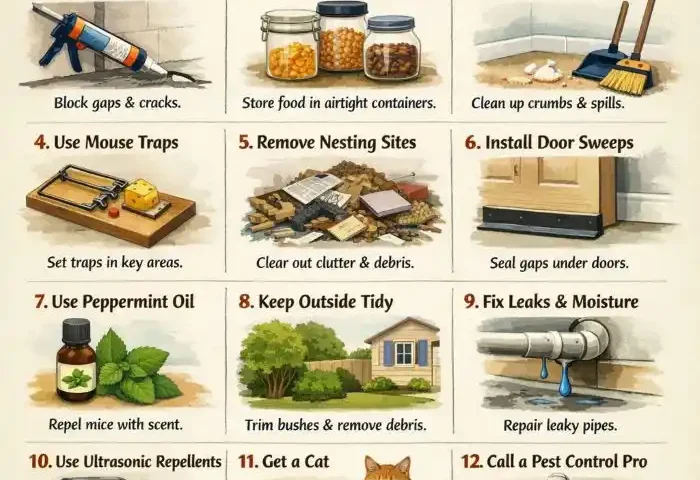 how to keep mice out of your house