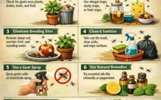 how to get rid of gnats in your house
