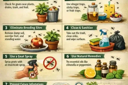 how to get rid of gnats in your house