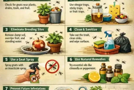 how to get rid of gnats in your house