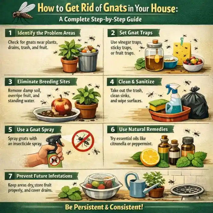 How to Get Rid of Gnats in Your House: A Complete Step-by-Step Guide ...