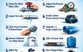 how to increase water pressure in house