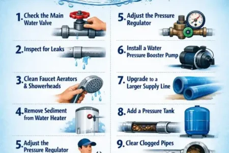 how to increase water pressure in house